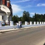 Ремонтні роботи паркану біля кладовища у Коцюбинському завершуються